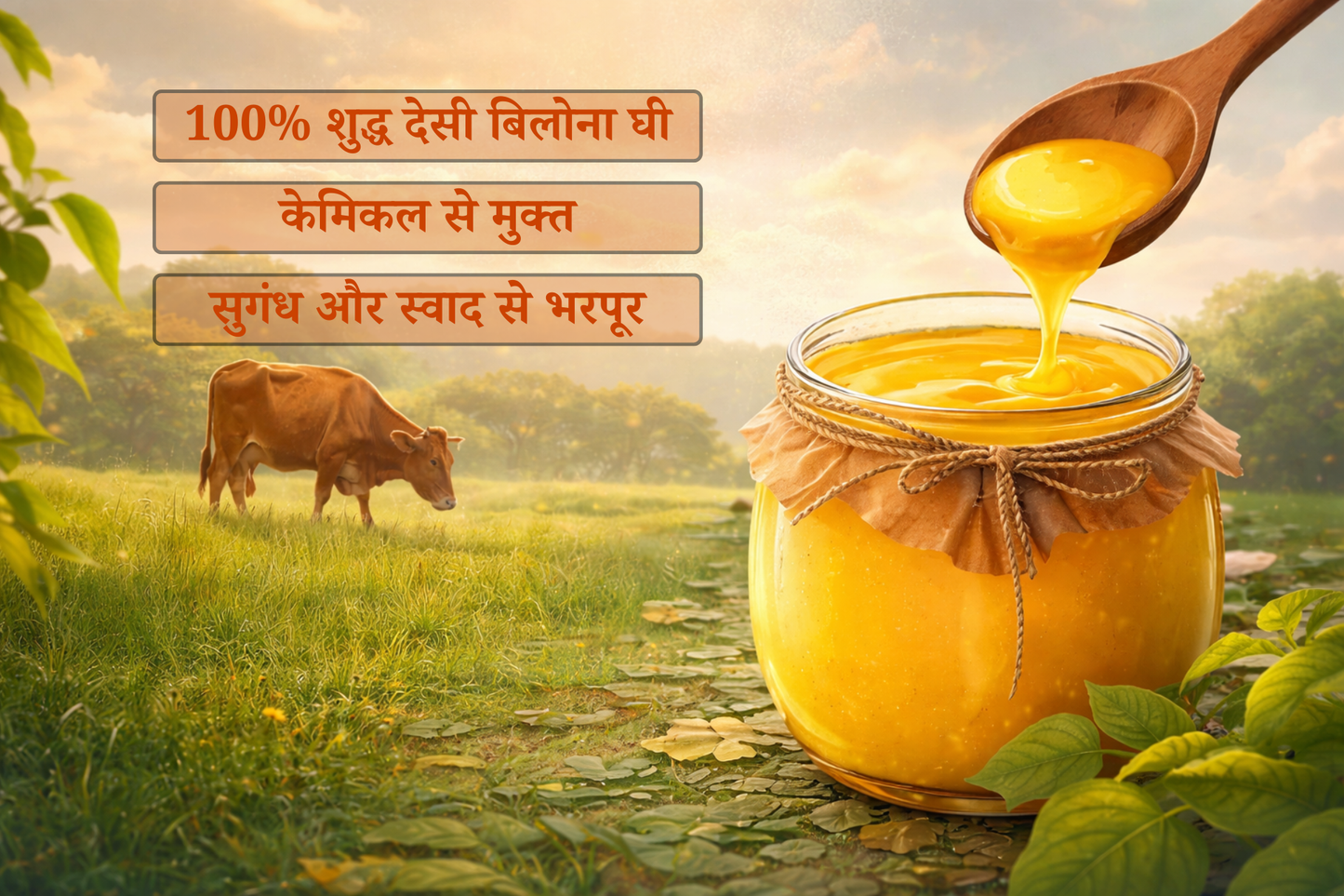Gramin Swaad Pure Desi Bilona Ghee (1L)