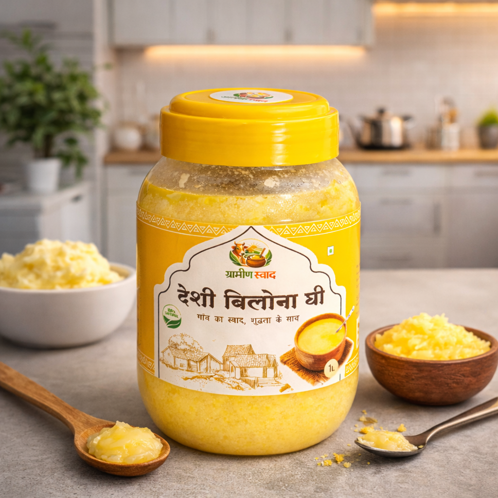 Gramin Swaad Pure Desi Bilona Ghee (1L)
