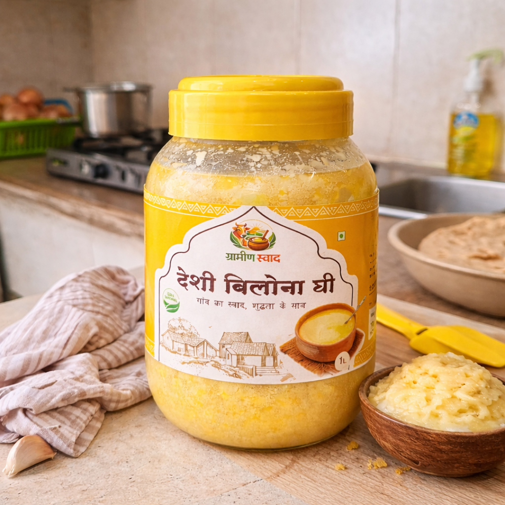 Gramin Swaad Pure Desi Bilona Ghee (1L)